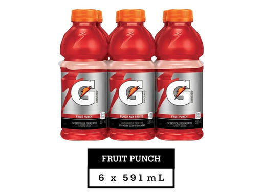 Gatorade Fruit Punch Sports Drink - 6 x 591ml - MB Grocery