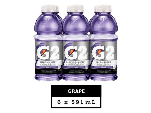 Gatorade G2 Grape Sports Drink - 6 x 591ml - MB Grocery