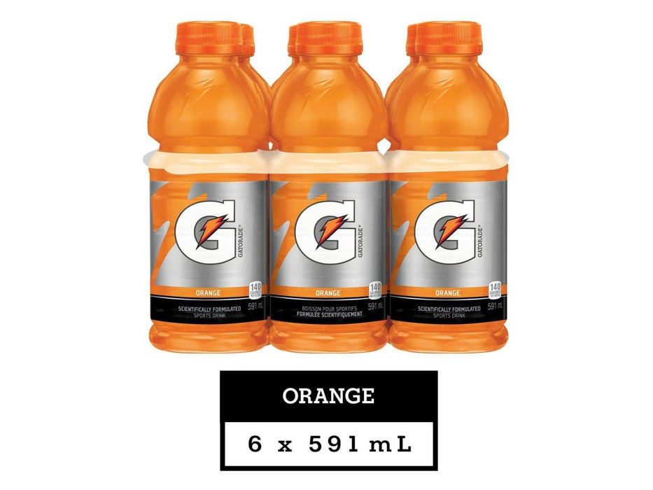 Gatorade Orange Sports Drink - 6 x 591ml - MB Grocery