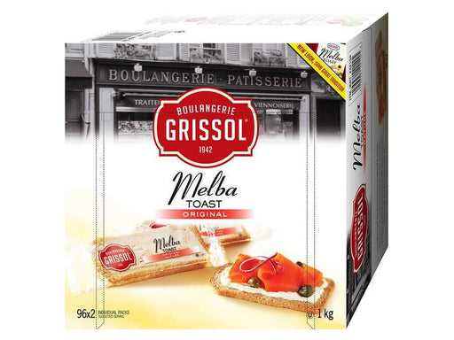 Grissol Melba Toast Plain/Original - Individually Wrapped - 1kg - MB Grocery