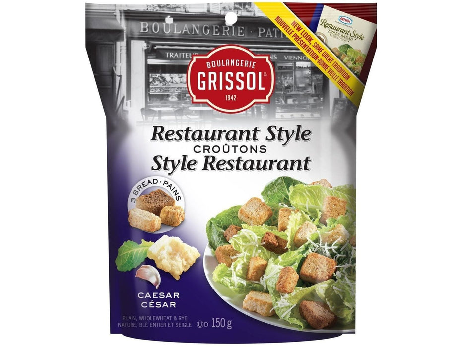 Grissol Three Bread Croutons Caesar 150g - MB Grocery