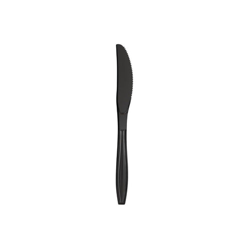 Heavy Duty Knives - Black - Plastic - Case of 1000 - Miller & Bean Coffee Company