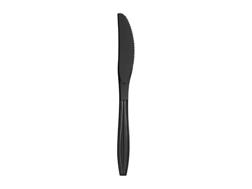 Heavy Duty Knives - Black - Plastic - Case of 1000 - MB Grocery