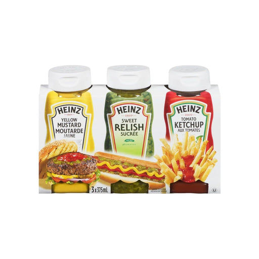 Heinz Condiment Pack 3 x 375ml Squeeze - Miller & Bean Coffee Company