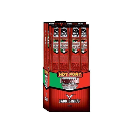 Jack Link’s Hot Pepperoni Sticks - 20 Packs - Miller & Bean Coffee Company