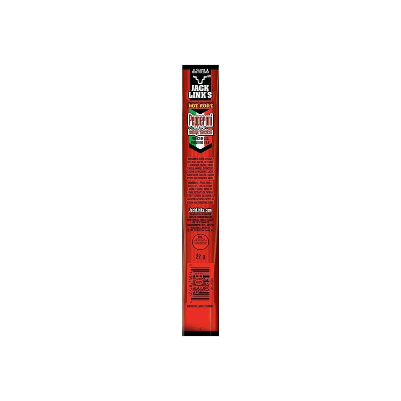 Jack Link’s Hot Pepperoni Sticks - 20 Packs - Miller & Bean Coffee Company