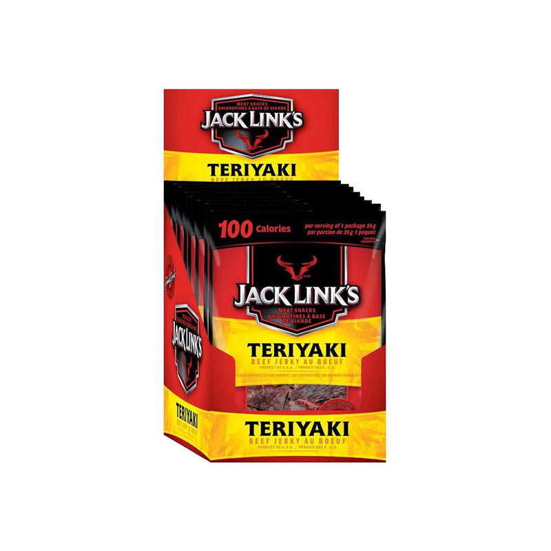 Jack Link’s Teriyaki Beef Jerky - 12 Packs - Miller & Bean Coffee Company