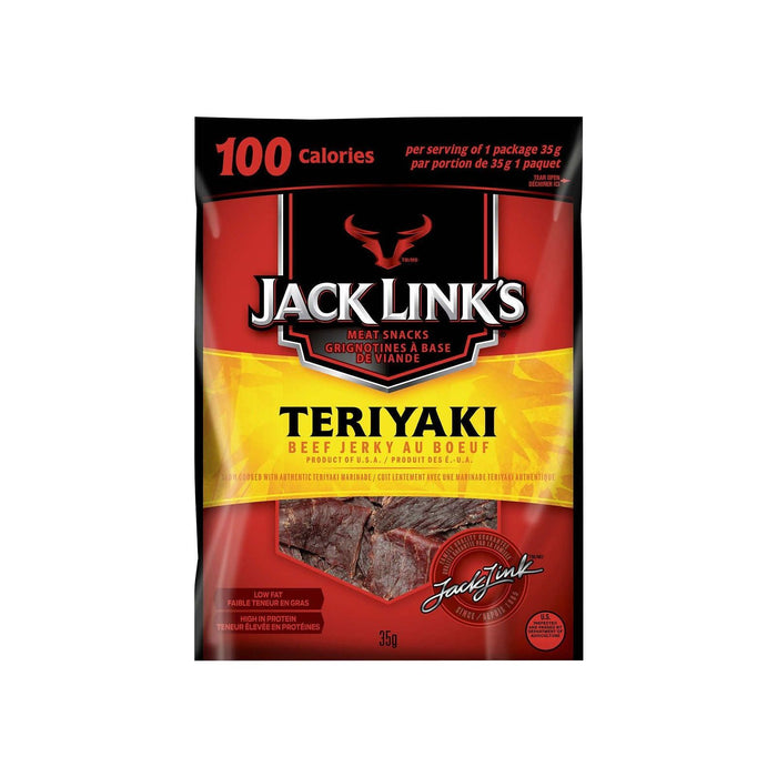Jack Link’s Teriyaki Beef Jerky - 12 Packs - Miller & Bean Coffee Company