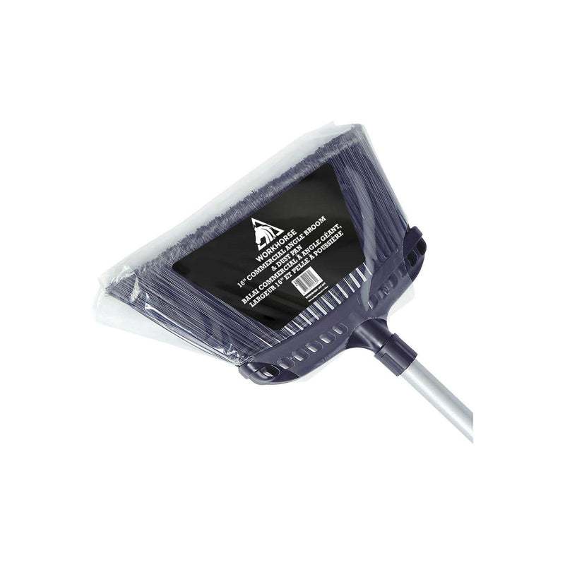 Jumbo Angle Broom and Dustpan - Miller & Bean Coffee Company