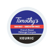 K - Cup - Timothy's - Coffee - Dark - French Roast - Miller & Bean Coffee Company