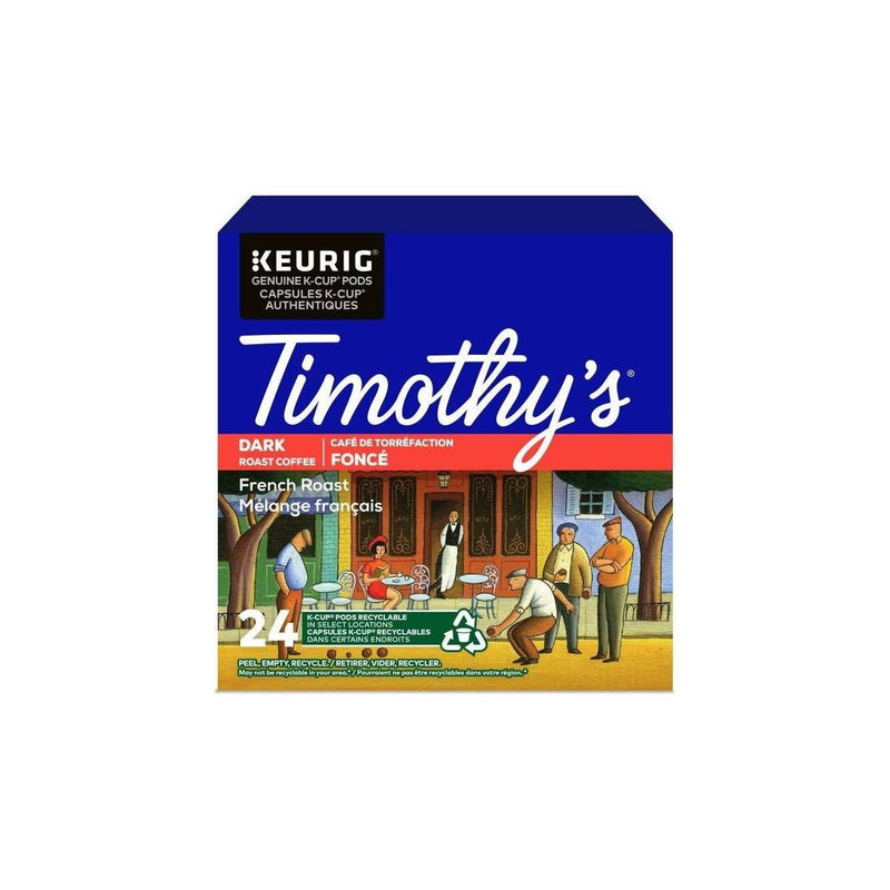K - Cup - Timothy's - Coffee - Dark - French Roast - Miller & Bean Coffee Company
