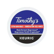 K - Cup - Timothy's - Coffee - Extra Dark - Rainforest Espresso - Miller & Bean Coffee Company
