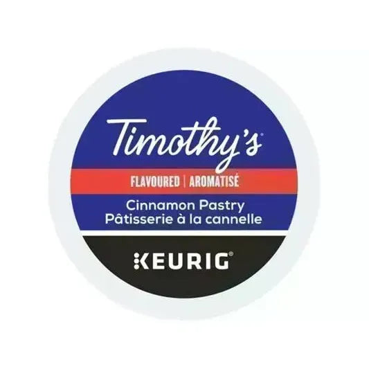 K - Cup - Timothy's - Coffee - Flavoured - Cinnamon Pastry - Miller & Bean Coffee Company