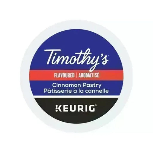 K - Cup - Timothy's - Coffee - Flavoured - Cinnamon Pastry - Miller & Bean Coffee Company