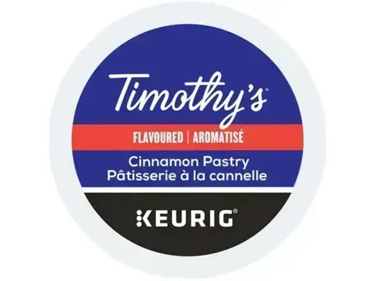 K-Cup - Timothy's - Coffee - Flavoured - Cinnamon Pastry - Box 24 - MB Grocery