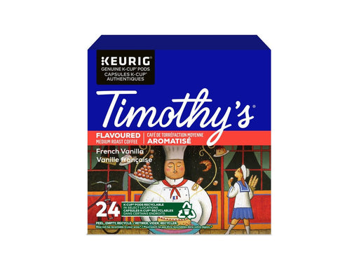 K-Cup - Timothy's - Coffee - Flavoured - French Vanilla - Box 24 - MB Grocery