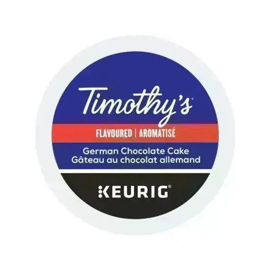 K - Cup - Timothy's - Coffee - Flavoured - German Chocolate Cake - Miller & Bean Coffee Company