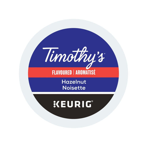K - Cup - Timothy's - Coffee - Flavoured - Hazelnut - Miller & Bean Coffee Company