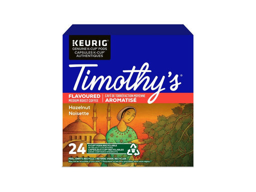 K-Cup - Timothy's - Coffee - Flavoured - Hazelnut - Box 24 - MB Grocery