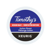 K - Cup - Timothy's - Coffee - Medium - Italian Blend - Miller & Bean Coffee Company