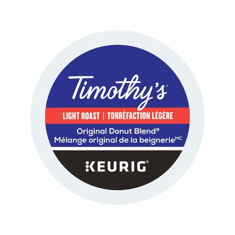 K - Cup - Timothy's - Coffee - Mild - Donut Blend - Miller & Bean Coffee Company
