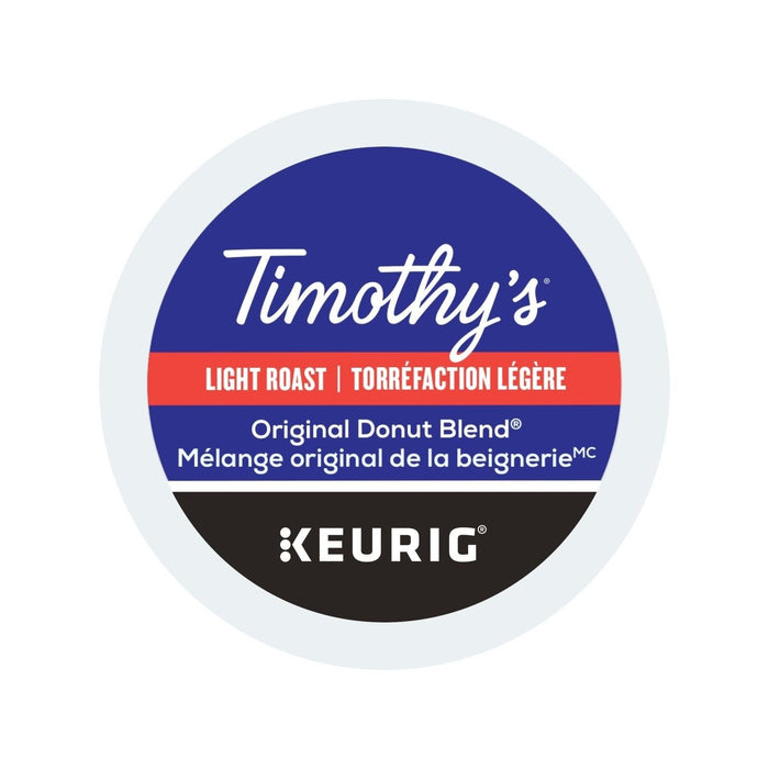 K - Cup - Timothy's - Coffee - Mild - Donut Blend - Miller & Bean Coffee Company