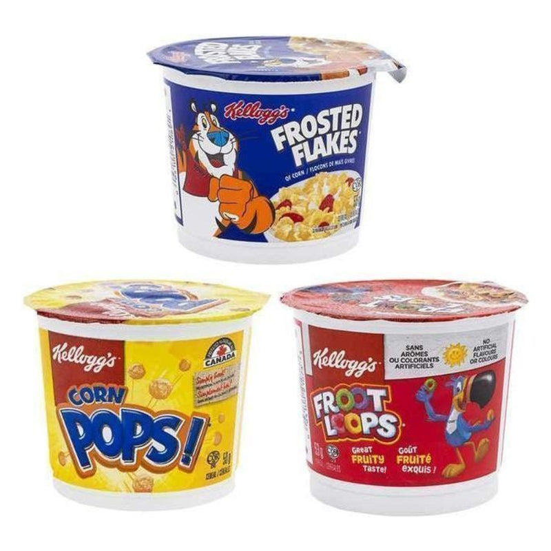 Kellogg's Cereal in a Cup Variety Pack - 12 Packs - Miller & Bean Coffee Company