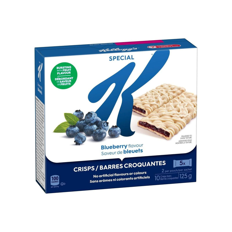 Kellogg's Special K Fruit Crisps - Blueberry Flavour - 10 bars - (Wrapped 5 x 2) - Miller & Bean Coffee Company