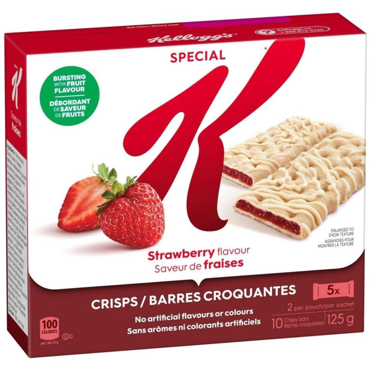 Kellogg's Special K Fruit Crisps - Strawberry Flavour - 10 bars ...