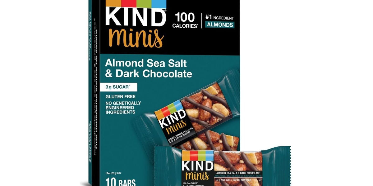Dark Chocolate Nuts & Sea Salt Minis bars