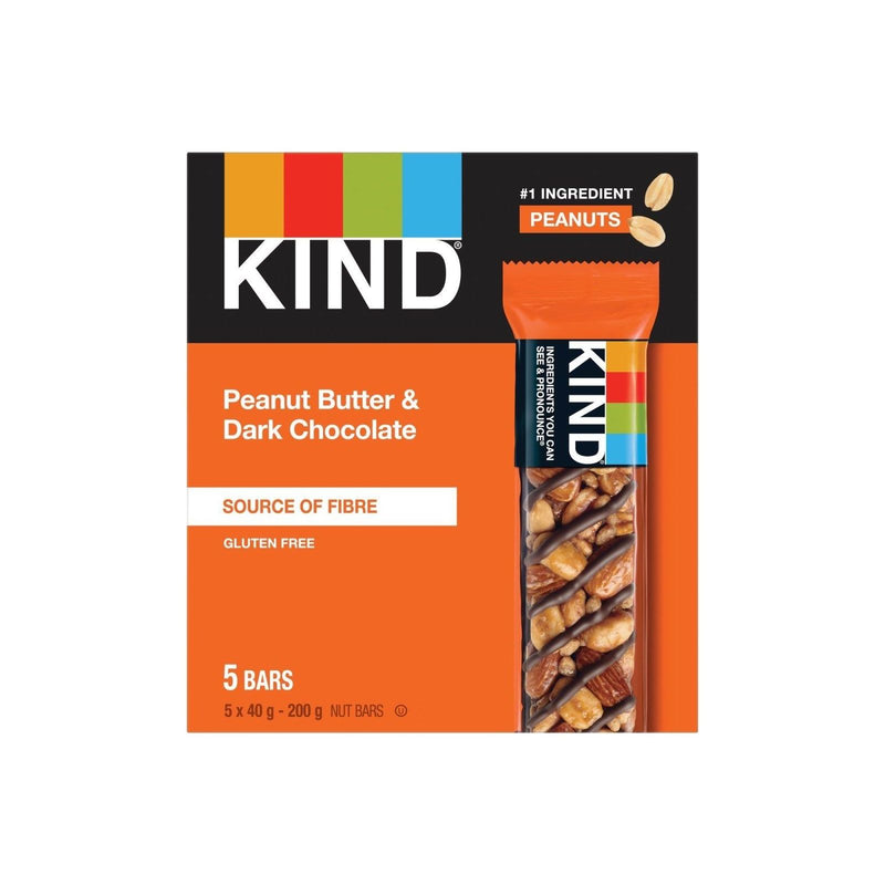 Kind Peanut Butter & Dark Chocolate - 5 Bars x 40g - Miller & Bean Coffee Company
