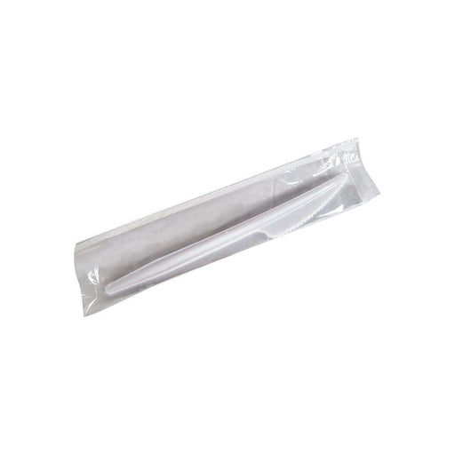 Knives - Individually Wrapped - Heavy Duty - White - Case of 500 - Miller & Bean Coffee Company