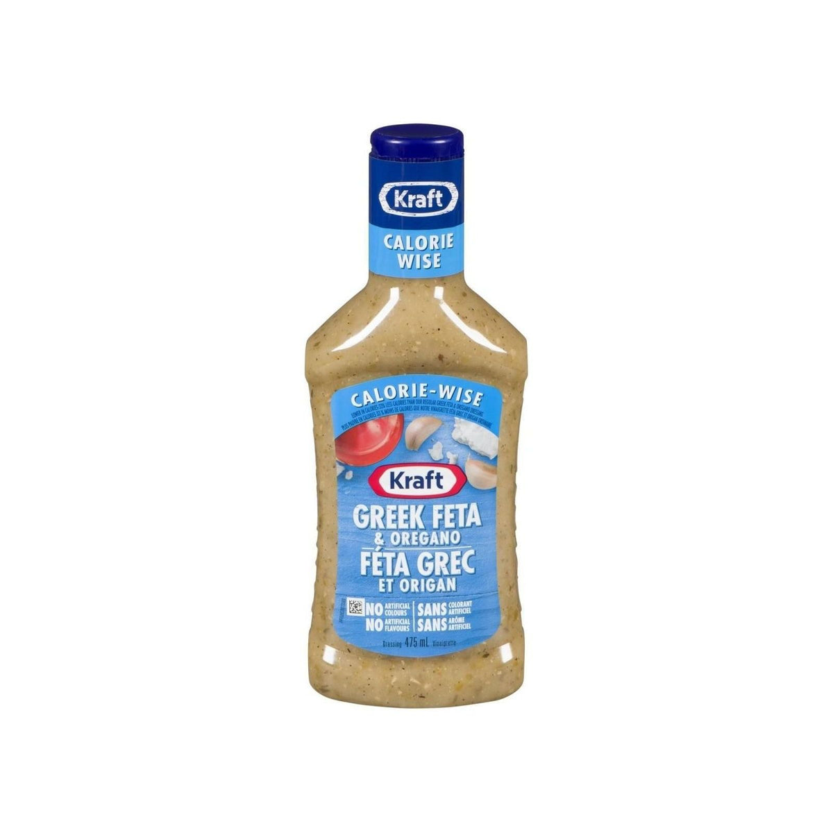 Kraft Greek Feta & Oregano Calorie Wise Salad Dressing 475ml