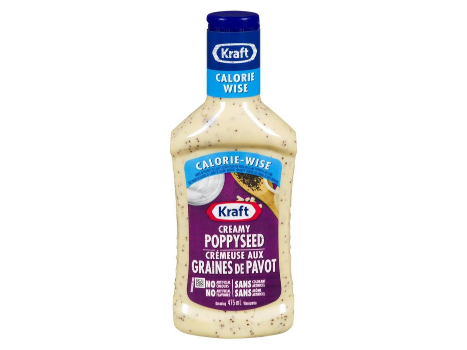 Kraft Poppy Seed Calorie Wise Dressing 475ml - MB Grocery