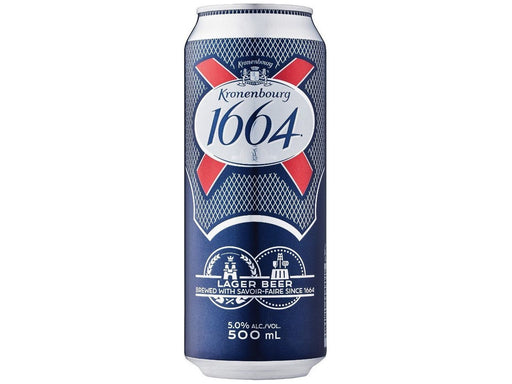Kronenbourg 1664 - 6 x 500ml Can - MB Grocery