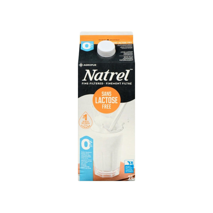 Milk - 0% Skim - Lactose Free - Natrel - 2L - Miller & Bean Coffee Company