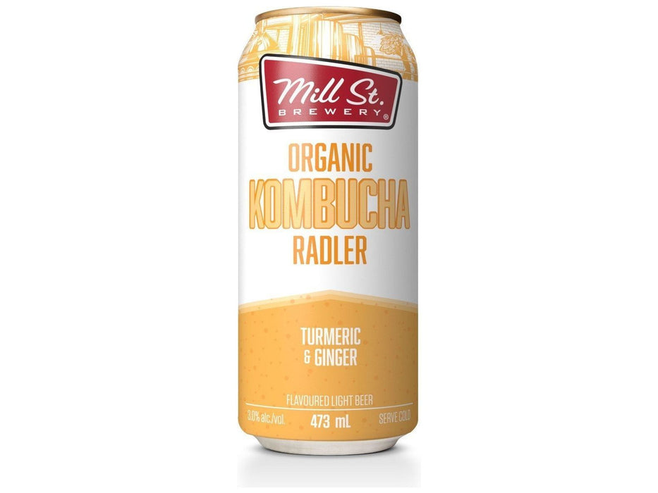 Mill St Kombucha Radler Turmeric Ginger - 6 x 473ml Can - MB Grocery