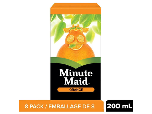 Minute Maid 100% Orange Juice From Concentrate - 8 x 200ml - MB Grocery