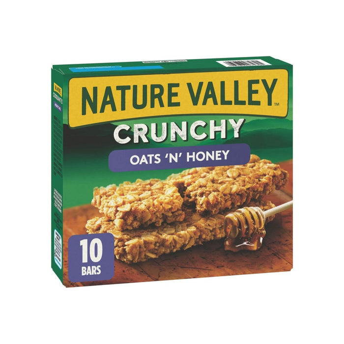 Nature Valley Crunchy Oats 'N' Honey Bars - 10 Bars - Miller & Bean Coffee Company