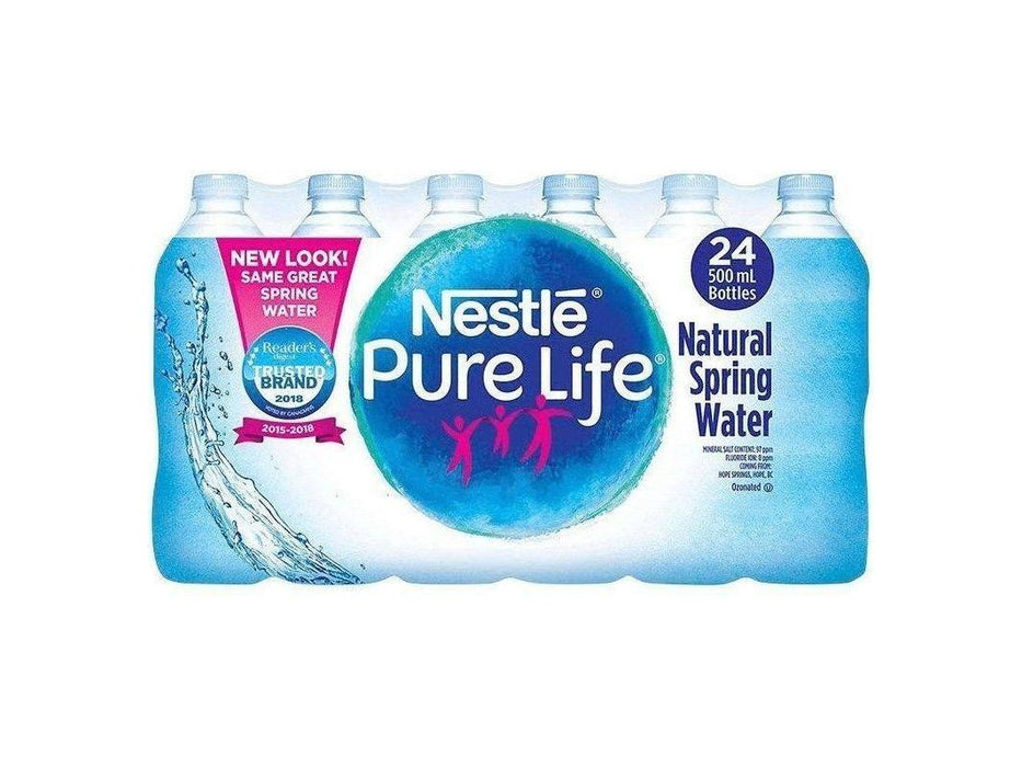 Nestle Pure Life Spring Water 24 x 500ml - MB Grocery