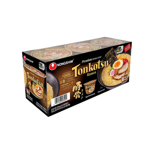 Nongshim Tonkotsu Ramen Noodle Soup 6 × 101g - Miller & Bean Coffee Company