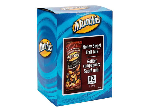 Nuts - Munchies - Honey Sweet Trail Mix - Box of 12 Packs - MB Grocery