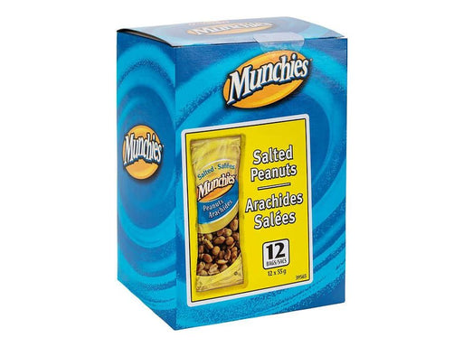 Nuts - Munchies - Peanuts - Salted - 12 x 55g - MB Grocery