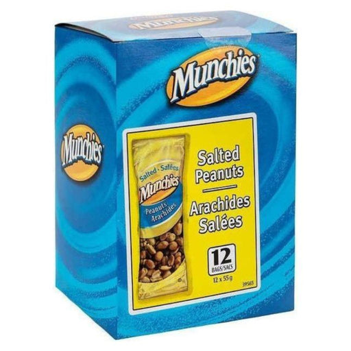 Nuts - Munchies - Peanuts - Salted - 12 x 55g - Miller & Bean Coffee Company
