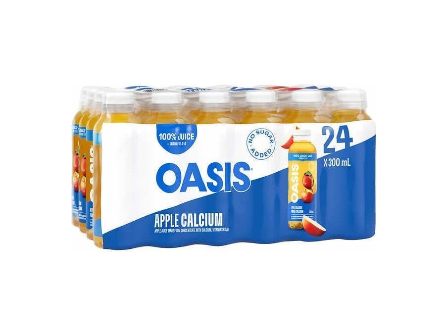 Oasis Apple Juice 24 x 300ml - MB Grocery