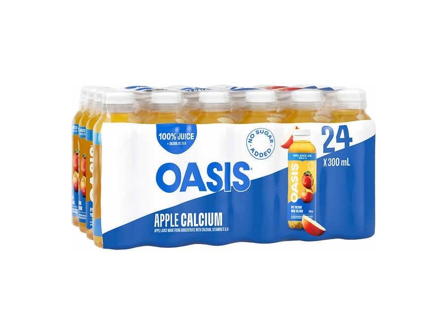 Oasis Apple Juice 24 x 300ml — Miller & Bean Coffee Company