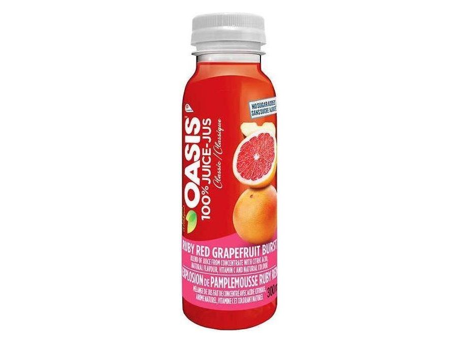 Oasis Ruby Red Grapefruit 24 x 300ml - MB Grocery