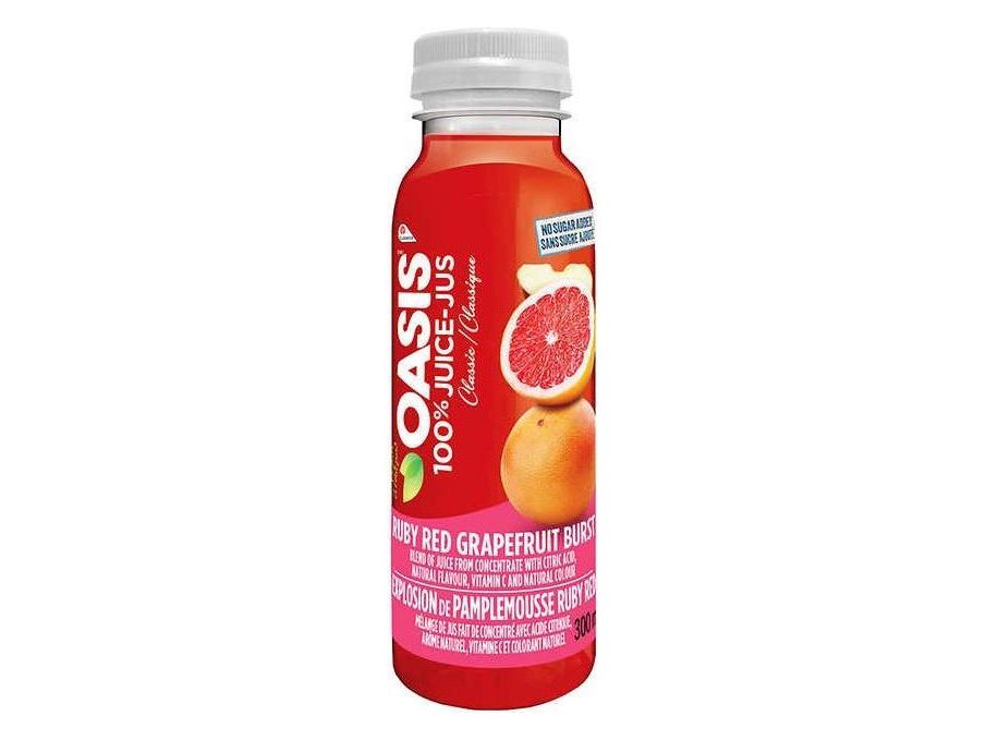 Oasis Ruby Red Grapefruit 24 x 300ml - MB Grocery