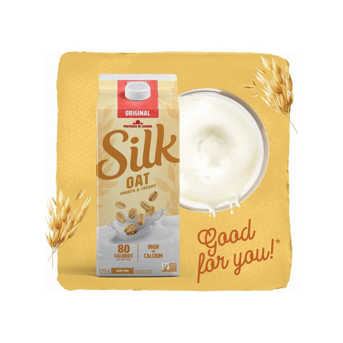 Oat Beverage Original Plain - Silk - 1.75L - Miller & Bean Coffee Company