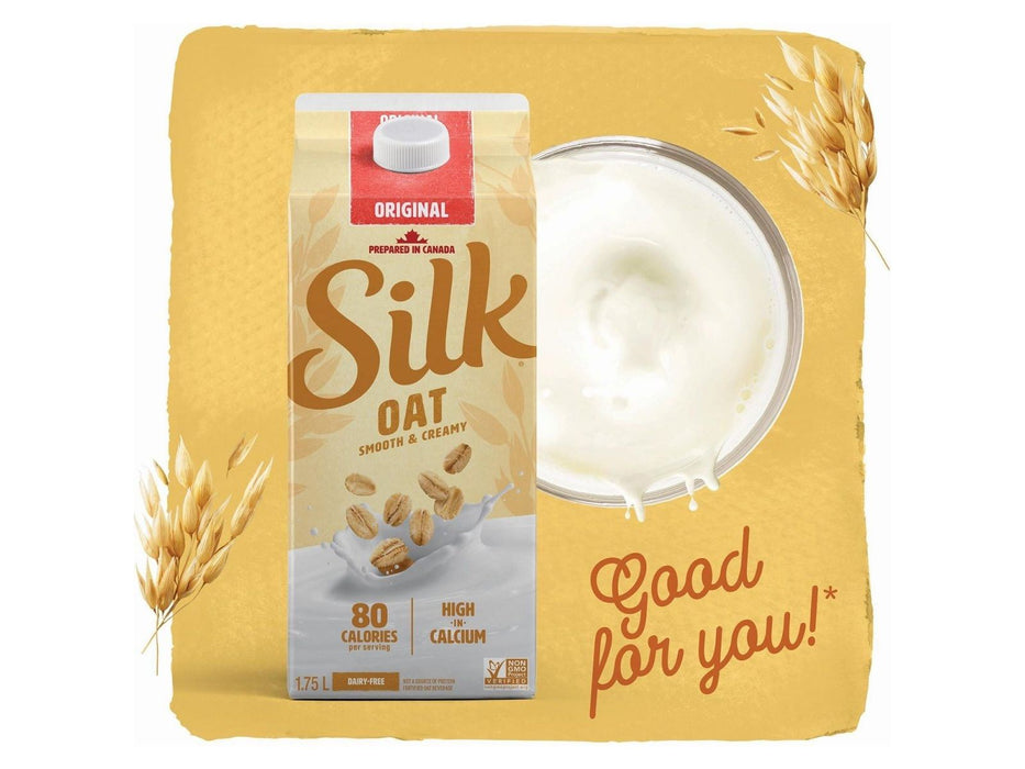 Oat Beverage Original Plain - Silk - 1.75L - MB Grocery